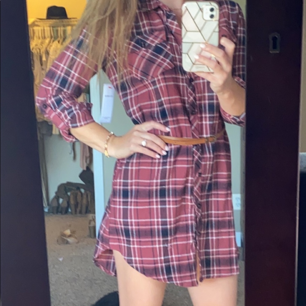 Flannel dress